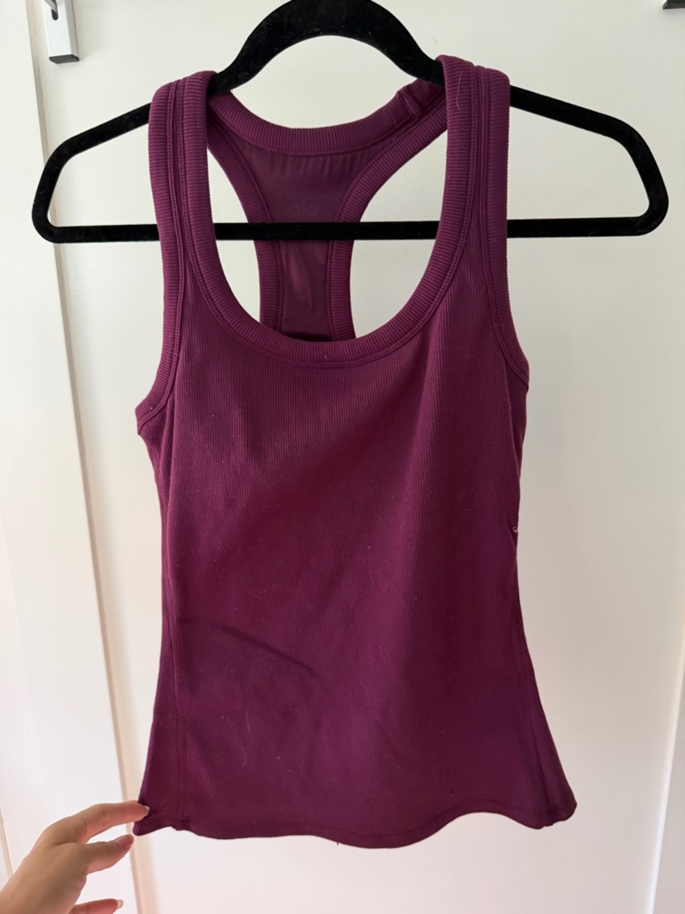 Alo Women's Ribbed Racerback Tank Top